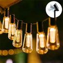 Axyaa Solar Retro Papaya String Light 20 LED 8 Modes - Waterproof Decoration for Courtyards, Balconies, Umbrellas
