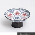Axyaa High Foot Pastry Plate - Elegant Tea & Fruit Plate for Home