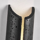 Axyaa Black Travertine Wall Art LED Wall Lights - Interior Living Room Bedroom Bedside Lamp