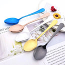 Axyaa 16-Piece Stainless Steel Cutlery Set - Silverware Spoon Knife Fork Tableware