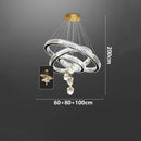 Axyaa Crystal Chandelier Pendant Light for Luxury Living and Dining Room