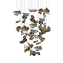 Axyaa Luxury LED Chandelier Modern Living Room Pendant Light - Customizable Art Styles