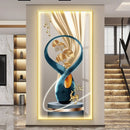 Axyaa LED Abstract Mural Lamp for Luxury Corridor Decoration