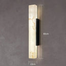 Axyaa Outdoor Marble Wall Lamp for Courtyard Gate, Waterproof Villa Exterior Wall Light