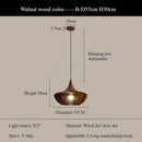 Axyaa Wooden Art Pendant Light for Modern Minimalist Decor