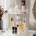 Axyaa Rotating Makeup Organizer Shelf - 360 Spinning Cosmetic Storage Vanity Holder