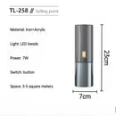 Axyaa Minimalist Gray LED Floor Lamp Nordic Style Mushroom Bedside Table Lamp