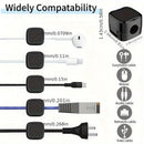Axyaa Magnetic Cable Organizers - Sleek Cord Holders for Desk, Car, and Charging Cable Management