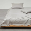 Axyaa Mulberry Silk Flat Sheet - Luxury Solid Color Bedding Sheet - Custom Sizes