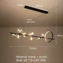 Axyaa Minimalist Glass Ball Pendant Light for Nordic Living Room, Bedroom, and Dining Room