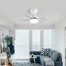Axyaa Nordic Ceiling Fan Chandelier for Small Spaces & Children's Room