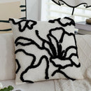 Axyaa Boho Floral Tufted Cushion Cover 45x45CM Sofa Throw Pillow Home Decor