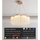 Axyaa Luxury Crystal Chandelier, French Dining Table Set, European Lamps