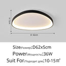 Axyaa Nordic LED Ceiling Lamp: Full Spectrum Smart Ultra-Thin Light