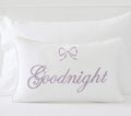 Axyaa Personalized Letter Embroidery Cotton Pillowcase - Smart Gift for Family & Friends
