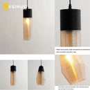 Axyaa Glass & Metal Pendant Light: Adjustable Vintage Ceiling Fixture