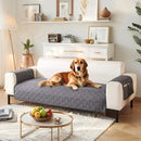 Axyaa Waterproof Sofa Cover for Living Room Furniture, Gray Pet Kids Couch Protector