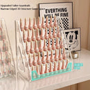 Axyaa 5-Layer Acrylic Nail Polish & Eyeglass Organizer Holds 40pc