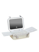 Axyaa Rechargeable Beauty Case: Large Capacity Travel Train Box for Stylish Women
