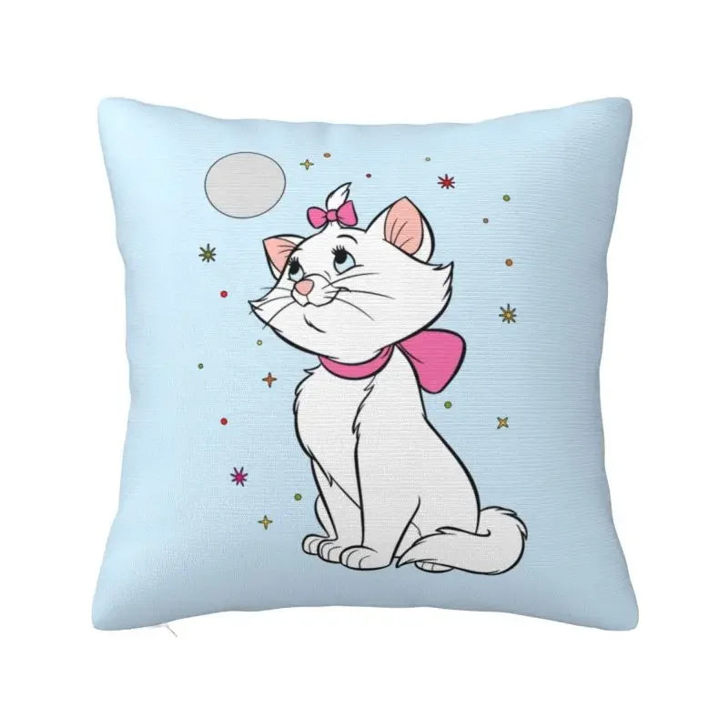 Axyaa Cat Kitten Luxury Pillow Cover Cartoon Animal Cushion Cover