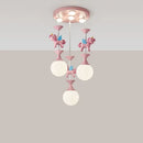 Axyaa Princess Carousel LED Chandelier for Room Decor and Lighting