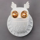 Axyaa Owl Wall Lamp: Nordic Resin Postmodern Design for Living Room Bedroom Home Art Decor
