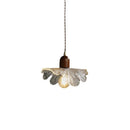 Axyaa Copper Glass Chandelier Pendant Light for Living Room Bedroom Bar