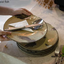 Axya Creative Ceramic Dinner Plate Set