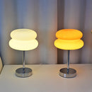 Axya Egg Tart Glass Lamp LED Tricolor Table Light for Home Decor