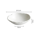 Axyaa Ceramic Soup Bowl Set: Kitchen & Restaurant Tableware with Rock Texture for Dining