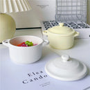 Axyaa Ceramic Double Ear Bowl Set - 6.5oz Mini Yogurt & Shufulei Small Bowl