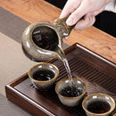 Axya Chinese Tea Set: High-End Kung Fu Porcelain Teapot & Tea Cup Set