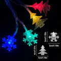 Christmas Snowflake Star Lights by Axyaa - Festive Wedding Garden Home Decor