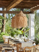 Axyaa Woven Rattan Grass Pendant Lights LED