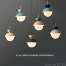 Axyaa Modern Nordic Macarone Pendant Lamp for Home Decor & Indoor Lighting
