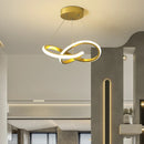 Axyaa Tricolor Metal Chandelier Luxury LED Pendant Light
