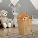 Axyaa Woven Rattan-Style Foldable Laundry Basket & Toys Storage Home Decor