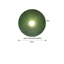Axyaa Resin Round LED Wall Sconce Japanese Style Wandlamp