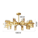 Axyaa Modern LED Ceiling Lamp Chandelier for Bedroom and Dining Room