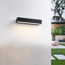Axyaa Waterproof Outdoor LED Wall Sconce, Aluminum Glass, Modern Up/Down Lighting AC90-260V