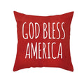 Axyaa LOVE USA Patriotic Letters Decorative Cushion Cover - Cartoon Style Home Decor Pillowcase