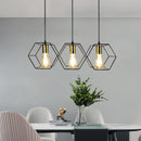 Axyaa Geometric LED Chandelier - Elegant Lighting Fixture for Dining Room Décor
