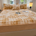 Axyaa Warm Faux Fur Flannel Fitted Sheet for Cozy Winter Bedding