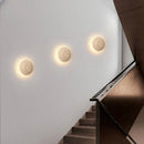 Axyaa Circular Stone Wall Lamp for Home Decor Lighting
