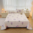 Axyaa Cartoon Panda Flannel Blanket Set with Pillowcases for Sofa Bed Bedspread