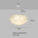 Axyaa Acrylic Flower LED Ceiling Light for Bedroom, Living Room, Children's Room.