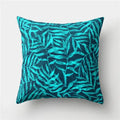 Axyaa Tropical Green Plant Tree Leaves Flower Cushion Cover 45X45CM