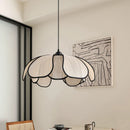 Axyaa Rattan Flower LED Pendant Lamp | Nordic Modern Hanging Light | Indoor Decor