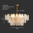 Axyaa French Style Minimalist Chandelier Full-Spectrum Lamp for Bedroom, Living Room, Dining Room