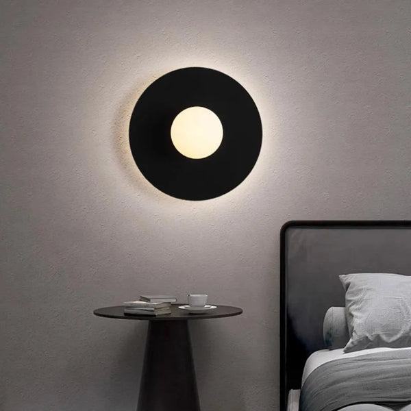 Nordic Glass Globe Sconces by Axya: Minimalist LED Wall Lamp for Home Interior Lighting